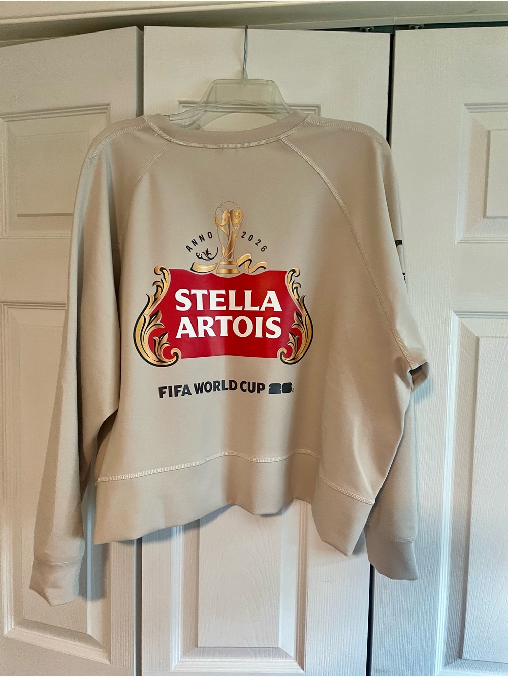 NWOT Limited Ed. Adidas - Stella Artois FIFA World Cup 2026 Promo Sweatshirt